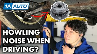 Car or truck howling noise when driving How to evaluate your wheel hub bearings [upl. by Cirala]