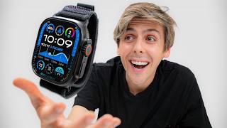 BREATHTAKING Black Apple Watch Ultra Unboxing ⌚️‼️ 2024 [upl. by Ocnarfnaig]