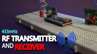 Wireless Communication Using RF 433Mhz Transmitter and Receiver with Arduino Nano [upl. by Anastice]