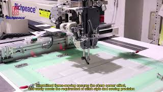 Richpeace Automatic Extra Heavy Duty Material Sewing Machine [upl. by Drais403]