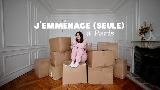 JEMMÉNAGE seule DANS MON APPARTEMENT PARISIEN [upl. by Ahsenal453]