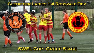 GOALS Gleniffer Thistle Ladies 14 Rossvale Development  SWFL Cup Group Stages  010924 [upl. by Alard925]