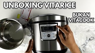 Unboxing Low Sugar Rice Cooker Vitarice Bukan Vitacook [upl. by Naujat]