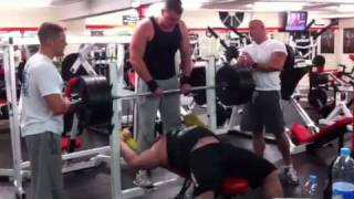 Old Ironworks Gym Maldon Essex Huge Bench Press [upl. by Festa]