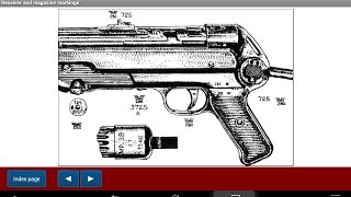 German WW II subguns MP40 explained  Android APP  HLebookscom [upl. by Cindi448]