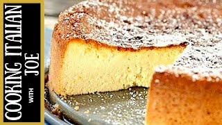 Ricotta Cheesecake  Cooking Italian with Joe [upl. by Bolitho]