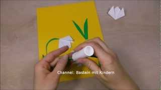 Schneeglöckchen basteln  Basteln im Frühling  Muttertagsgeschenk selber machen  Muttertag [upl. by Aicittel]