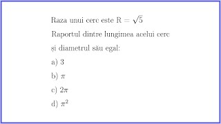 Raportul dintre lungimea unui cerc și diametrul său egal [upl. by Einhorn]