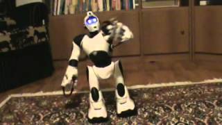 Robosapien V2 White UK Version DANCE DEMO [upl. by Luas]