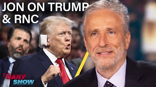 Jon Stewart Tackles the RNC and Trump Assassination Attempt  The Daily Show [upl. by Rebeka502]