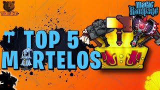 Top 5 MELHORES MARTELOS DO MAGIC RAMPAGE [upl. by Bartholomew]