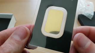 Argor Heraeus Gold Bar 10g  Unboxing [upl. by Marcelline]