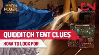 How to Look for Clues in the Quidditch Tent in Magic Awakened  Open the Chest With a Spell [upl. by Tenneb]