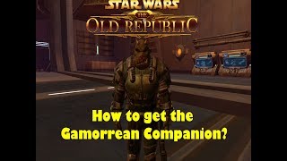 SWTOR  What is the Cheapest way to get the Gamorrean Companion Guide [upl. by Osher]