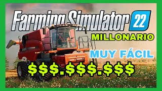 🤑Como GANAR mucho DINERO TRUCO FÁCIL Y RÁPIDO en Farming Simulator 22 PS5 PS4 PC XBOX ESPAÑOL [upl. by Kazim]