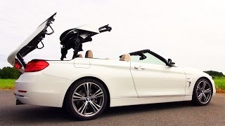 BMW 435i Presentation Roof Open Cabrio Verdeck Review Impressions F33 2014 commercial trailer [upl. by Geller162]