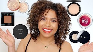 BEST Powders for Oily Skin Drugstore amp High End [upl. by Opiuuk]