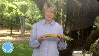 How to Grill Sweet Corn  Martha Stewart [upl. by Babbette]