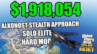 GTA Online Cayo Perico Heist Alkonost Stealth Approach SOLO Elite 1918054 [upl. by Esital]