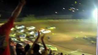 I77 Raceway Park  Ripley West Virginia  World of Outlaws racing action [upl. by Halsey357]