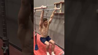 Tying pine tar on the bars 😂 final part olympics gymnastics gymnast ncaa calisthenics d1 [upl. by Cirenoj]