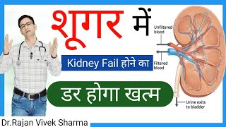 Diabetic Nephropathy  Sugar में Kidneys को बचाने के उपाय  DrRajan Vivek Sharma  Hindi [upl. by Ylrahc]