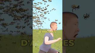 Comment survivre à une attaque dabeilles 🐝😱 [upl. by Alilad]