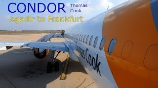 FLIGHT REVIEW  Condor Thomas Cook Agadir to Frankfurt  Airbus A321 [upl. by Ispep]