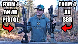 Should You Form 1 Your AR15 Pistol or Form 4 an SBR Pros amp Cons [upl. by Dani950]