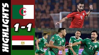 Algeria v Egypt 1 1 FIFA Arab Cup Qatar 2021 Match Highlights All Goals [upl. by Cecily536]