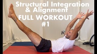 Pilates Structural Integration amp Alignment Full Workout [upl. by Nonnag900]