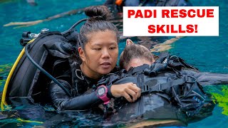 PADI Rescue Diver Course Skills Video  Get your Rescue Diver Certification [upl. by Booker]