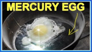 Frying an EGG on liquid METAL  Never seen footage [upl. by Ned981]