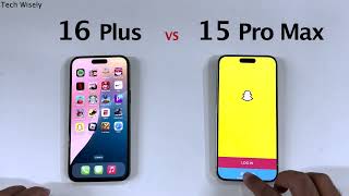 iPhone 16 Plus vs 15 Pro Max  Speed Performance Test [upl. by Farmer]