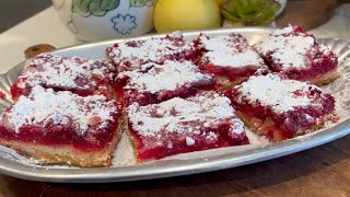 CRANBERRY LEMON SQUARES [upl. by Myers]