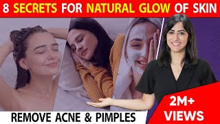 8 PROVEN TIPS FOR NATURALLY GLOWING SKIN  by GunjanShouts [upl. by Annayoj]