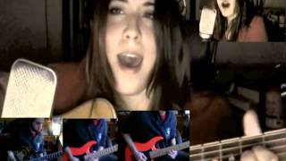 Dragonborn Comes  Malukah version with Electric Guitar [upl. by Hermosa]