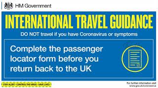 UK Passenger locator form how to fill in detailPassenger Locator Form PLFUK [upl. by Stutzman]