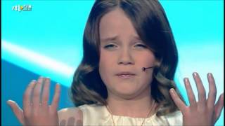 Amira Willighagen 9 years old  Nessun Dorma  WINNER HOLLANDS GOT TALENT [upl. by Adnahsor553]