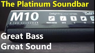 Platinum Soundbar M10 sound test after 5 months of use [upl. by Aseral]