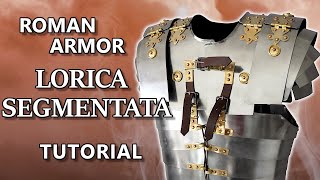 How to make lorica segmentata Roman armor [upl. by Eruza925]