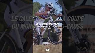 Coupe du Monde 2024  Cyclocross  le calendrier Shorts cyclisme cycling totalvelo [upl. by Annoif]