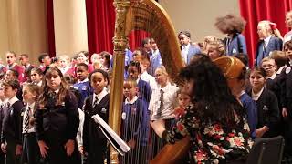 Hey Sokoły  PolishUkrainian Traditional Song for Childrens Choir  Harp arranged David Bruce [upl. by Zipporah]