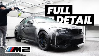 BMW M2 Deep Clean  Wash Polish amp Ceramic Coating [upl. by Rimat852]