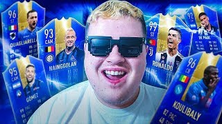 Using a FULL TOTS SERIE A TEAM in fut champs on FIFA 19 [upl. by Tarrsus804]