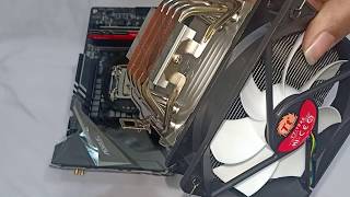 Install Thermaltake CPU Cooler on Gigabyte Aorus Z390 Pro Wifi [upl. by Ahmad764]