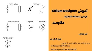 Schematic Symbol Creation Resistor Altium Designer [upl. by Nadruoj165]