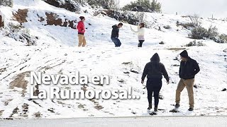 NEVADA EN LA RUMOROSA 21 DE FEBRERO DE 2019 [upl. by Rohclem]