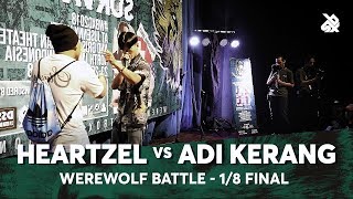 HEARTZEL vs ADI KERANG  Werewolf Beatbox Championship 2018  18 Final [upl. by Nyrrad]