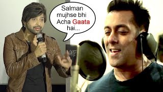 Himesh Reshammiya PRAISES Salman Khans Singing At Aashiq Banya Aapne Remix Song LaunchHate Story 4 [upl. by Hairaza]